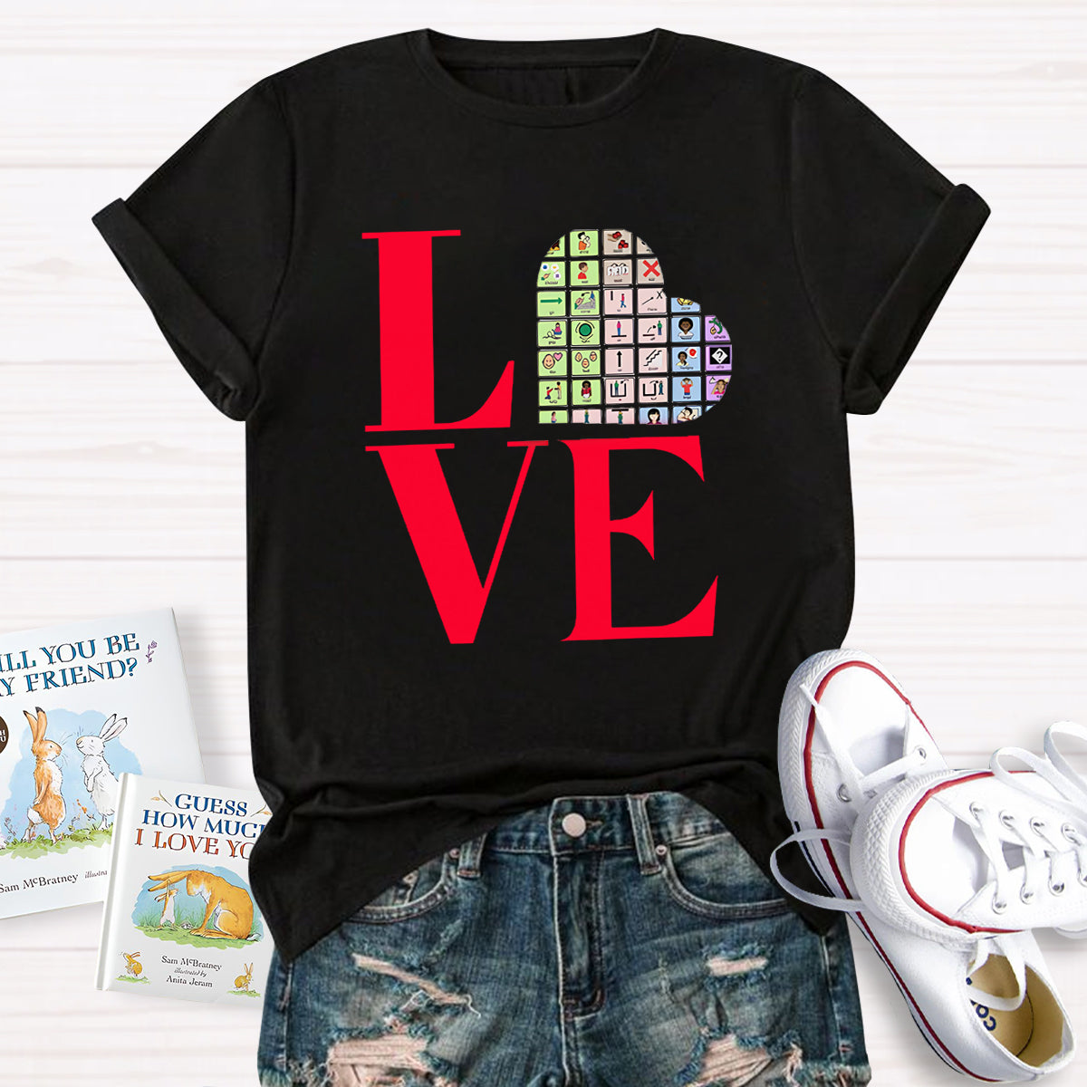 Valentine's AAC for Speech Therapist Teacher T-Shirt