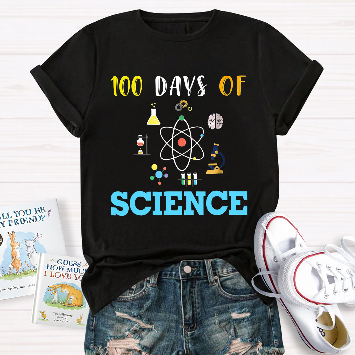 100 Days Of Science Teacher T-Shirt