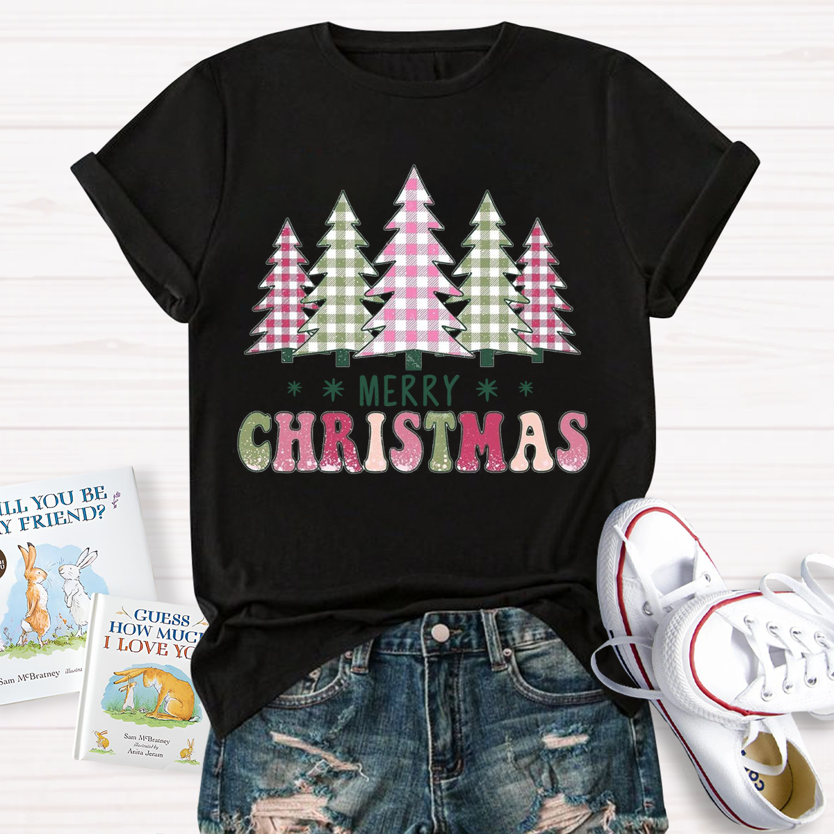 Coquette Merry Christmas Tree T-Shirt