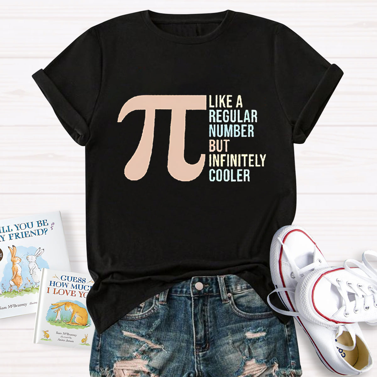 Pi Like a Regular Number But Infinitely Cooler Funny Pi Day T-Shirt