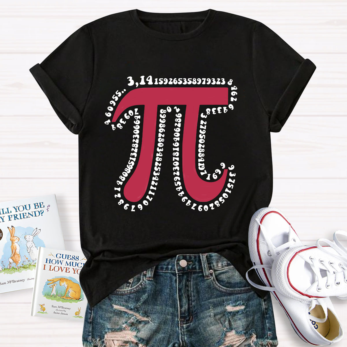 Pink Pi Day Math Teacher T-Shirt