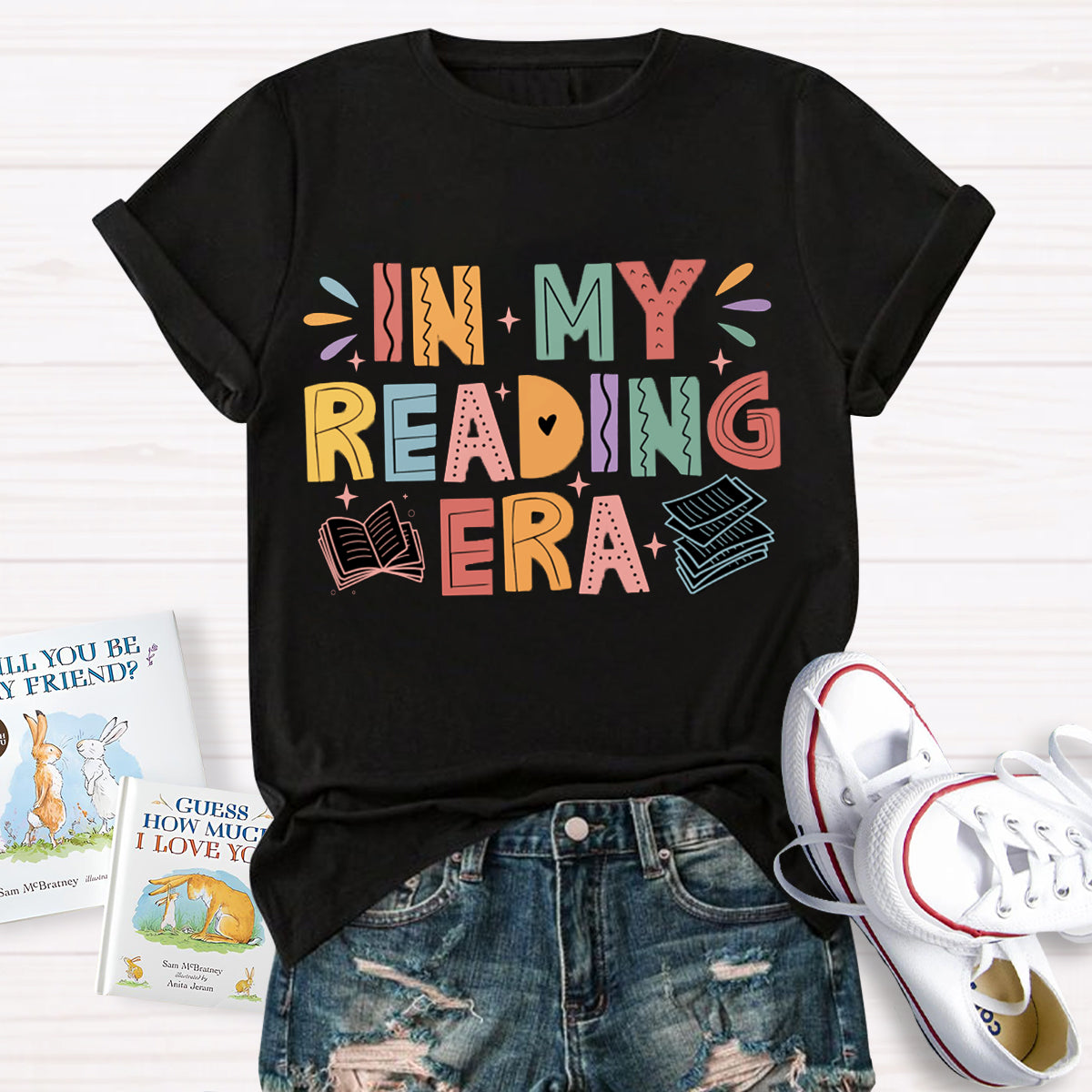 In My Reading Era Teacher T-Shirt