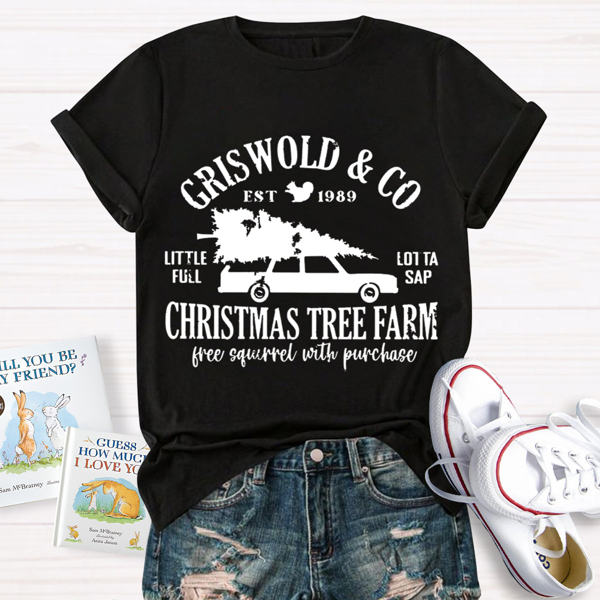 Retro Griswold Christmas Tree Teacher T-Shirt