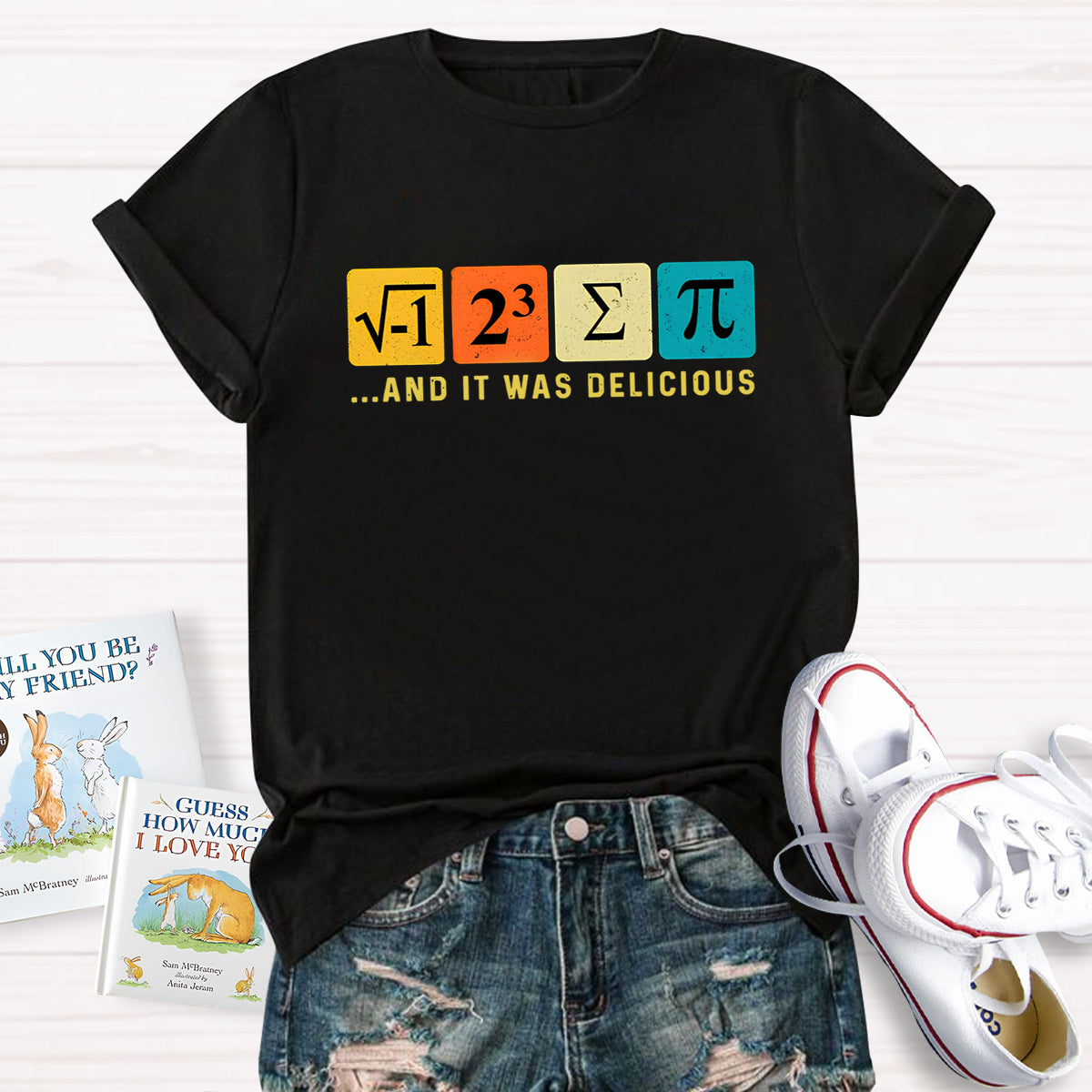 I Ate Some Pie And It Was Delicious Math Teacher T-Shirt