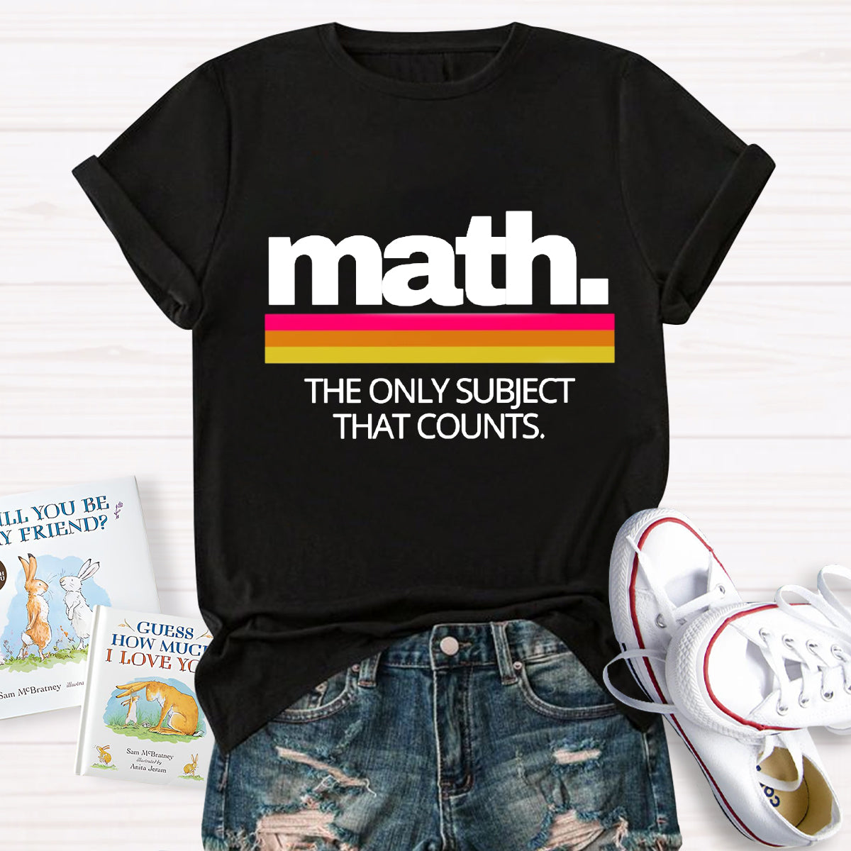 Math The Only Subject That Counts Math Teacher T-Shirt