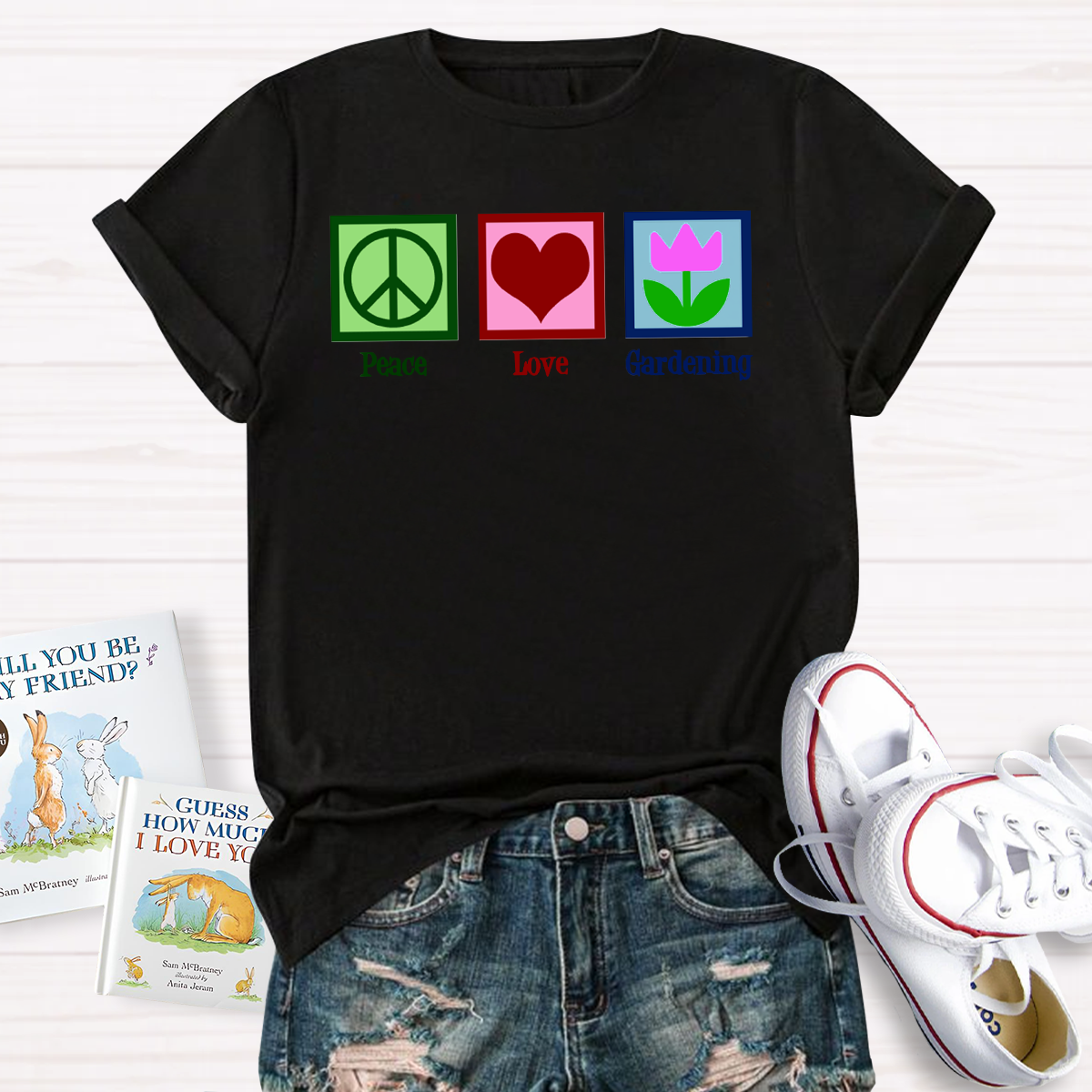 Peace Love Gardening T-Shirt