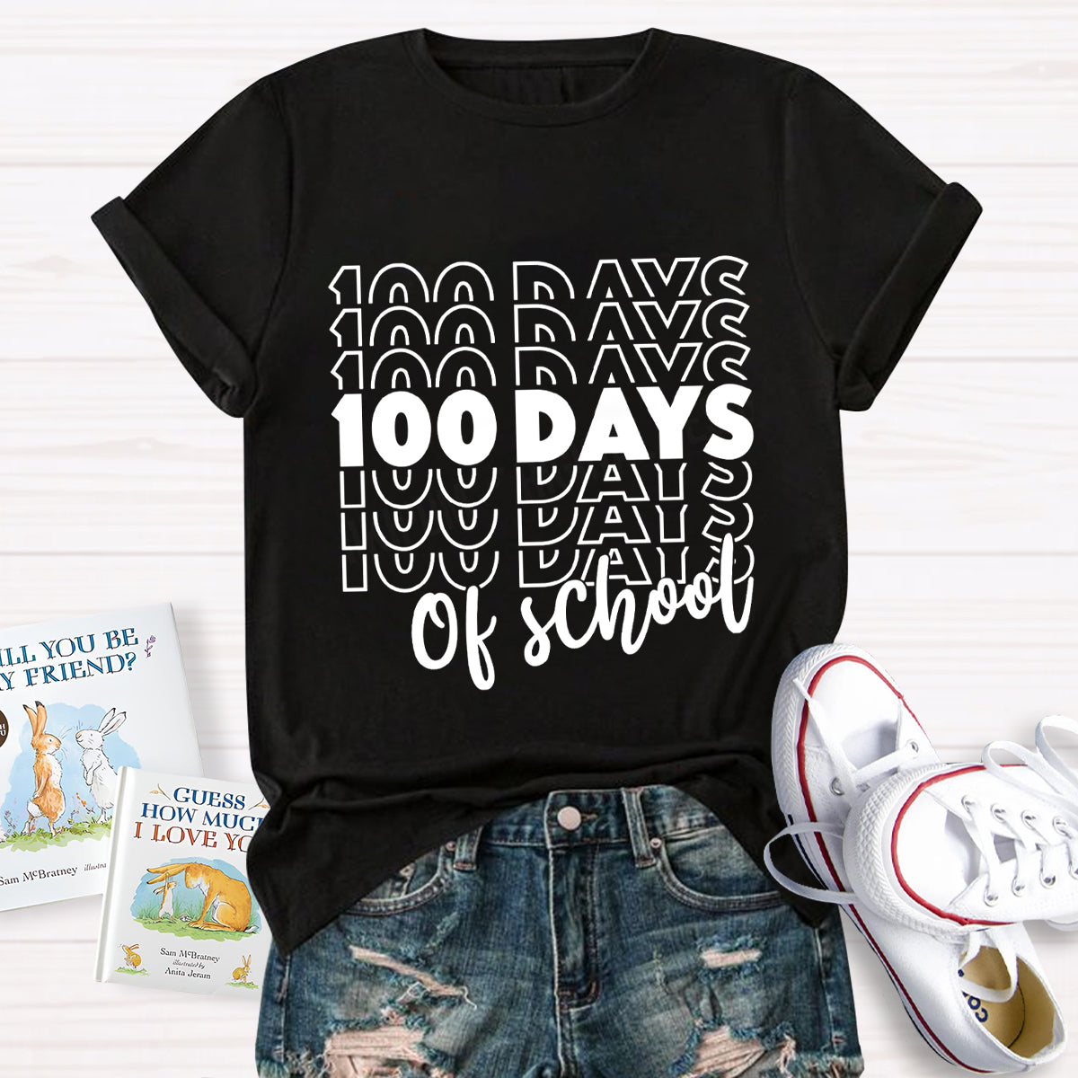 100 Days Of School Teacher T-Shirt