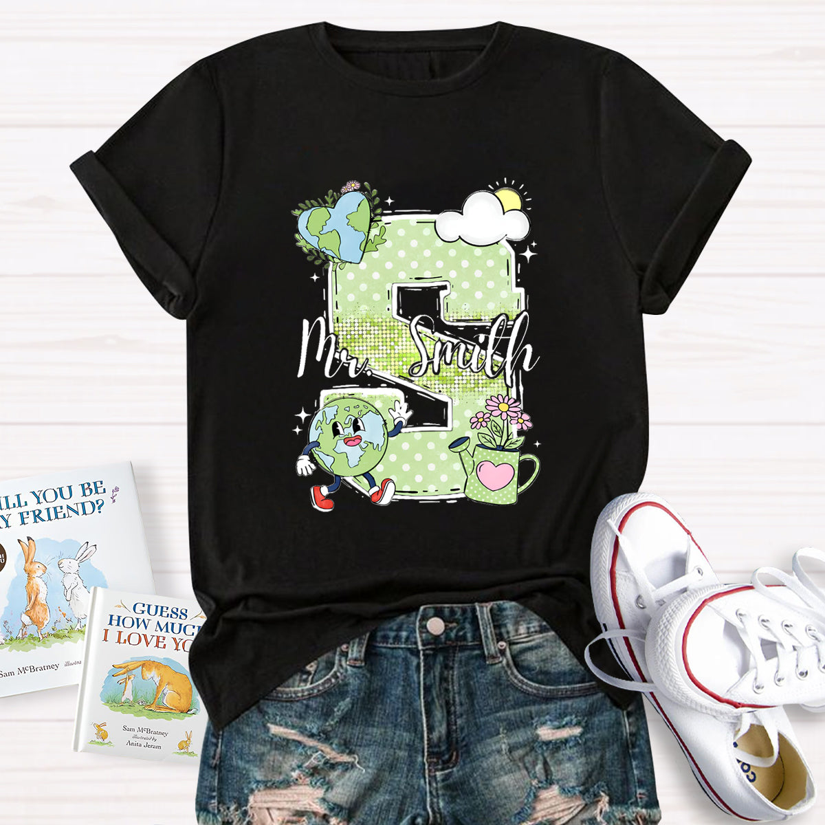 Personalized Name Earth Day T-Shirt