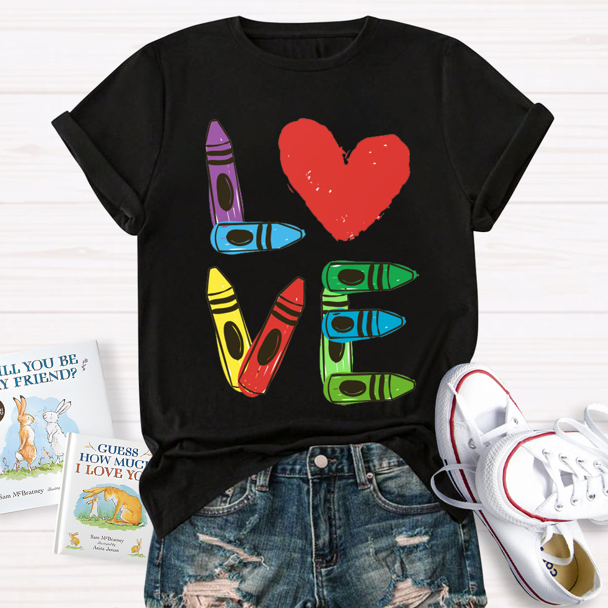 Love Heart Teacher T-Shirt