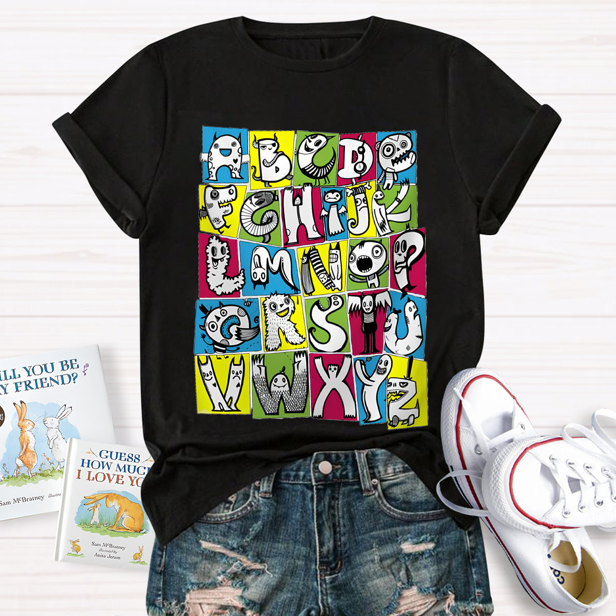 Funny Alphabet Teacher Shirt