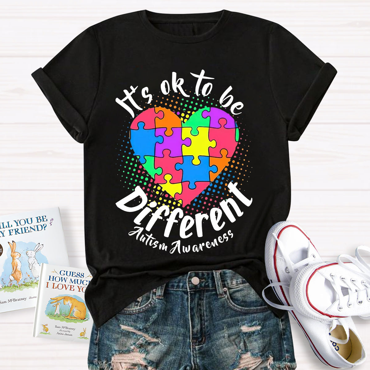 Autism It'S Ok To Be Different T-Shirt