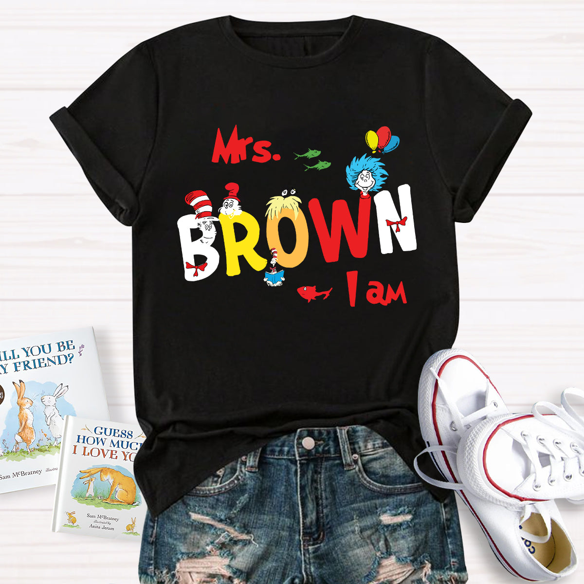 Personalized Name I Am Teacher T-Shirt