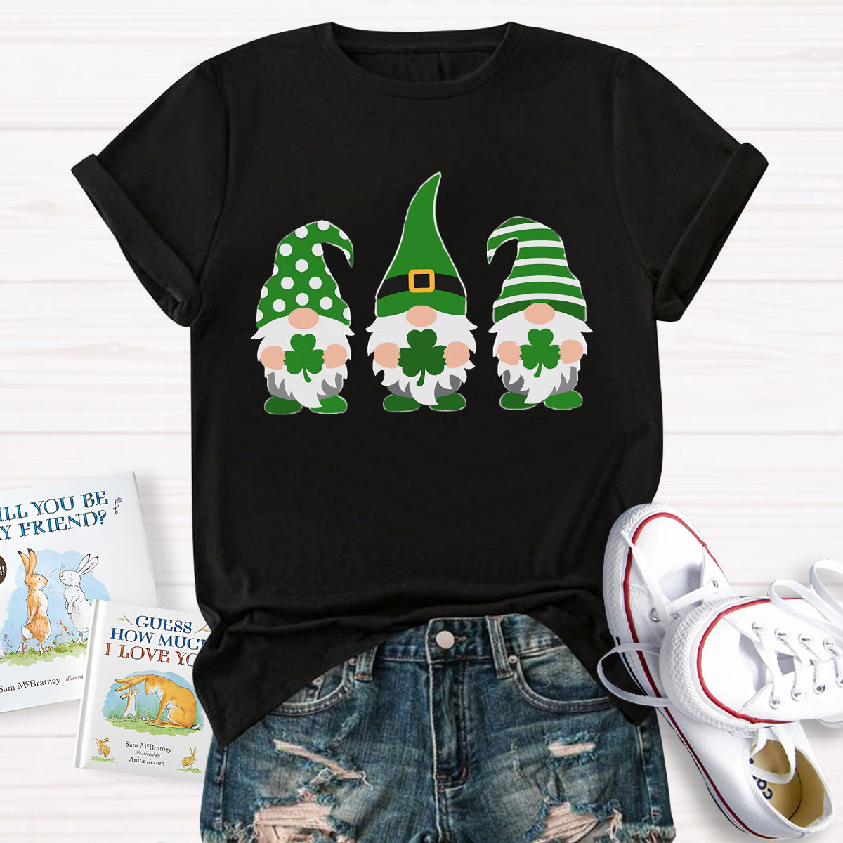 St Patricks' Day Gnome  T-Shirt