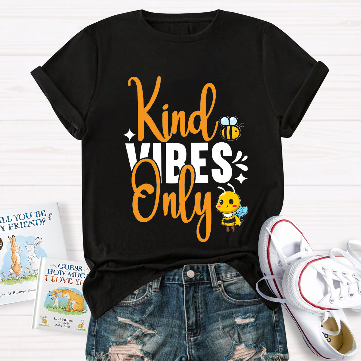 Kind Vibes Only Teacher T-Shirt