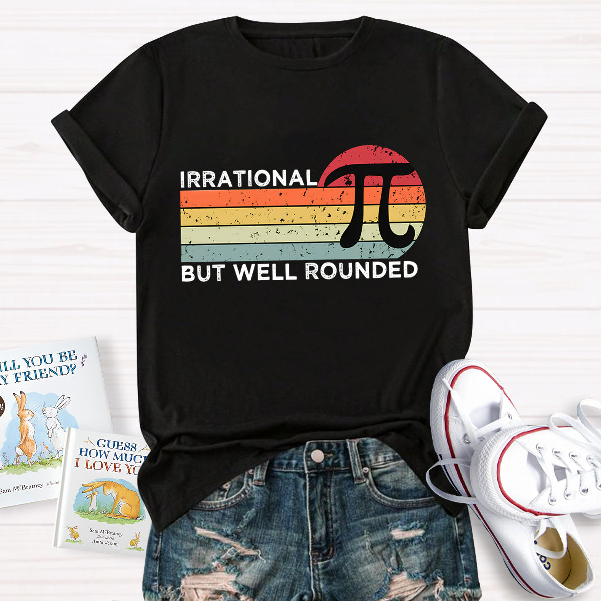 Irrational But Well Rounded Pi Day T-Shirt