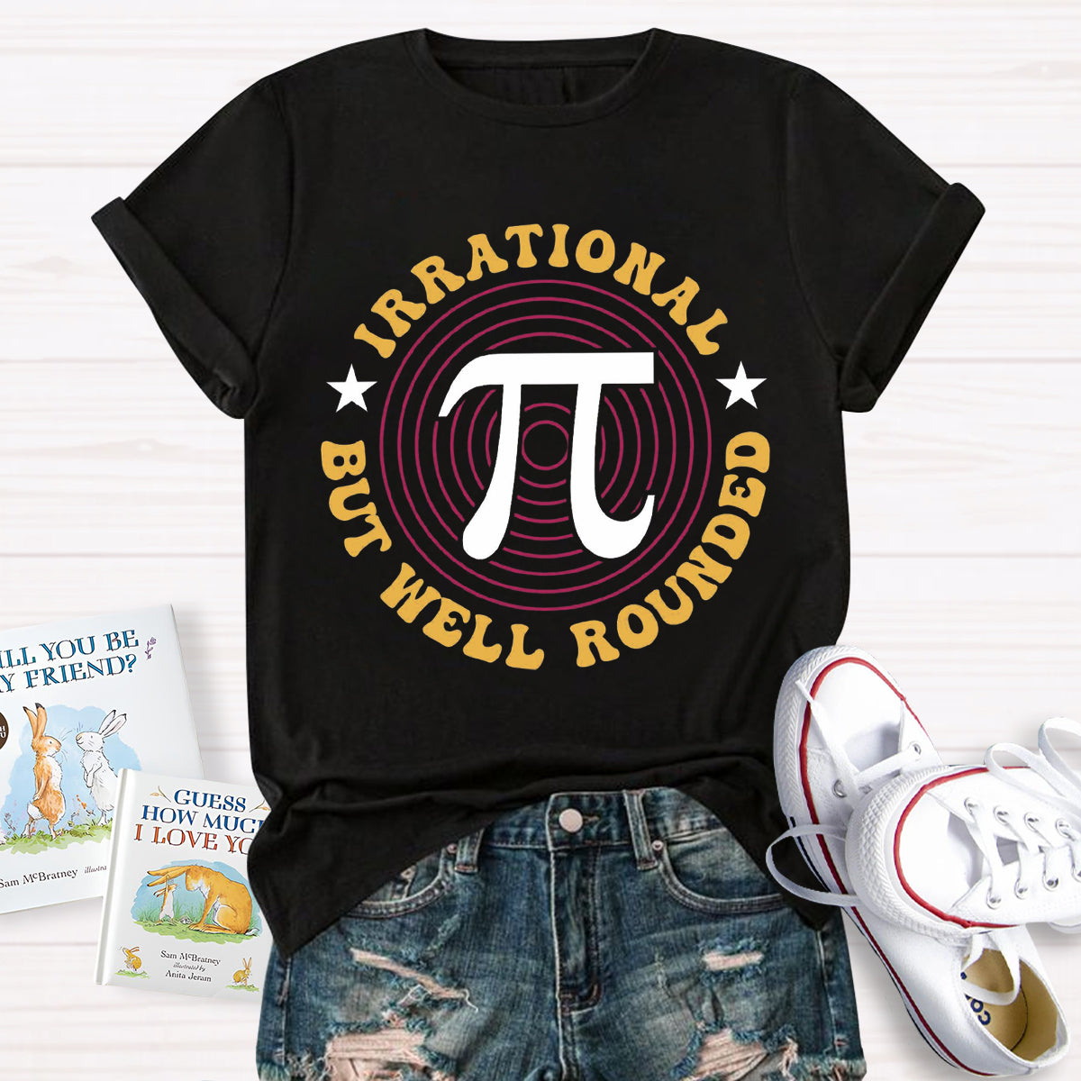 Irrational But Well Rounded Math Day T-Shirt