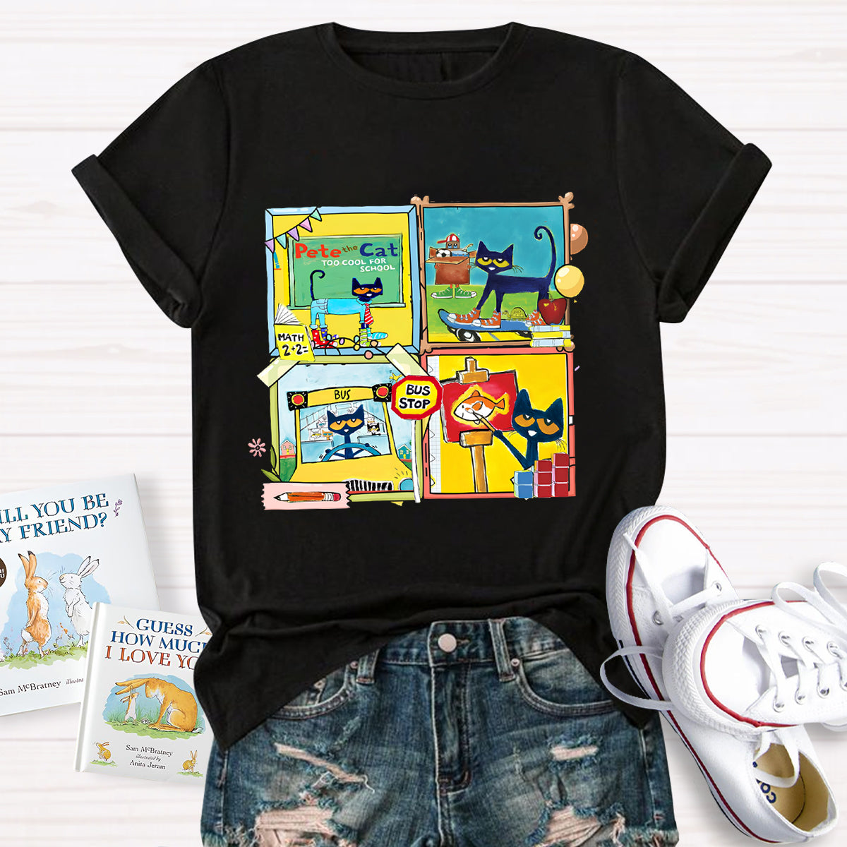 Pete The Cat School  Making Friends And Memories T-Shirt