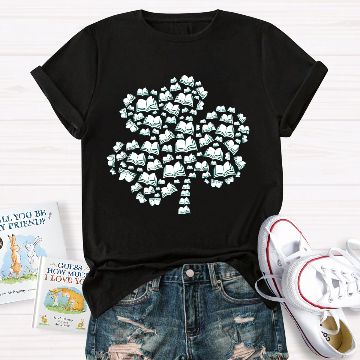 Shamrock Books Teacher T-Shirt