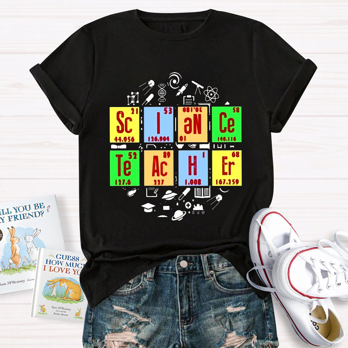 Science Teacher Periodic Table T-Shirt