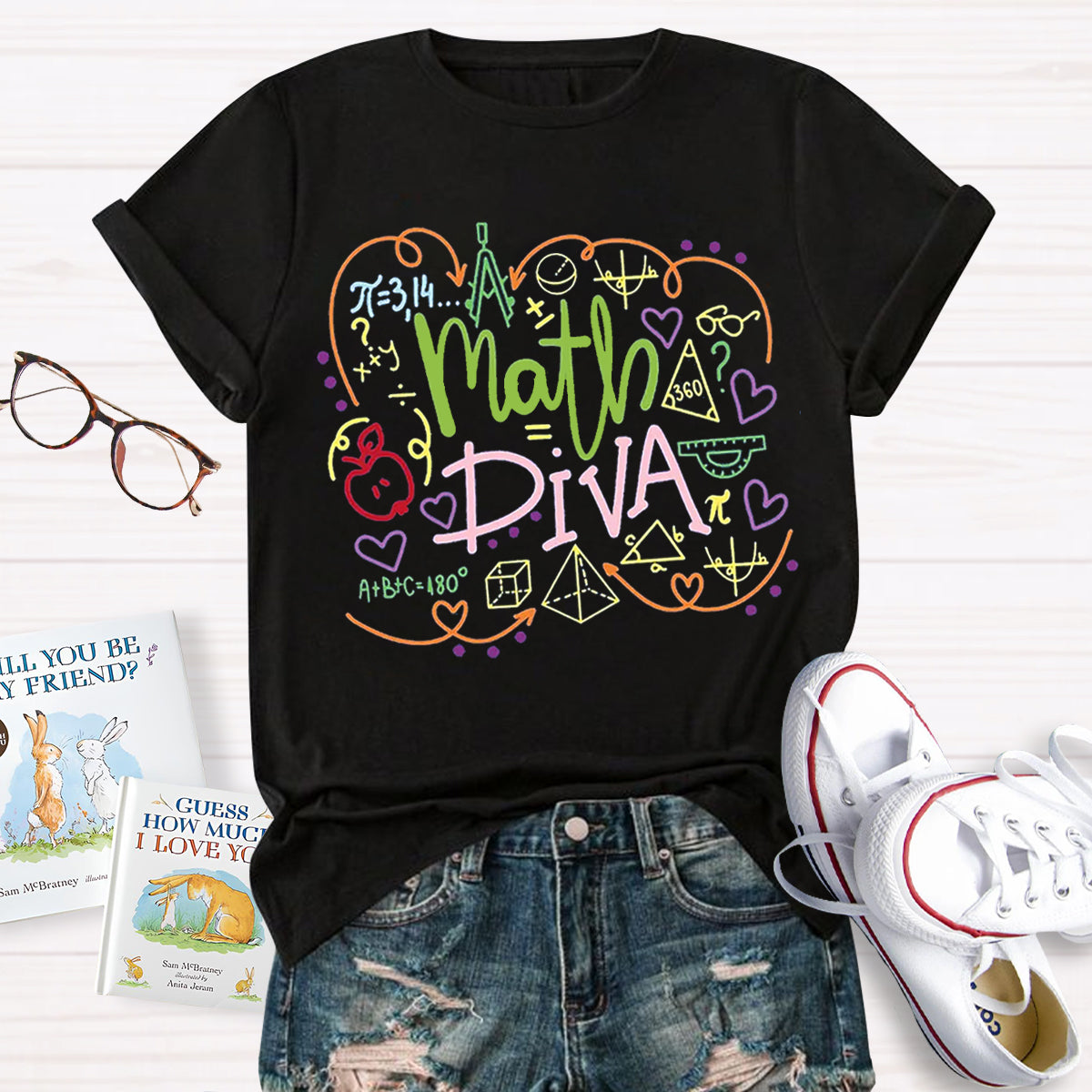 Math Diva Mathematical Symbol T-Shirt