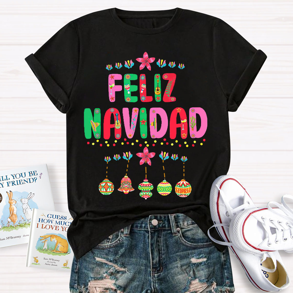 Feliz Navidad Spanish Teacher T-Shirt