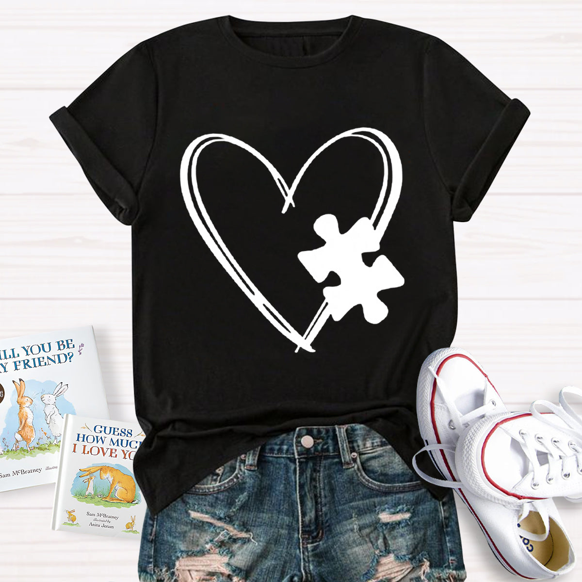 Puzzle Heart T-Shirt