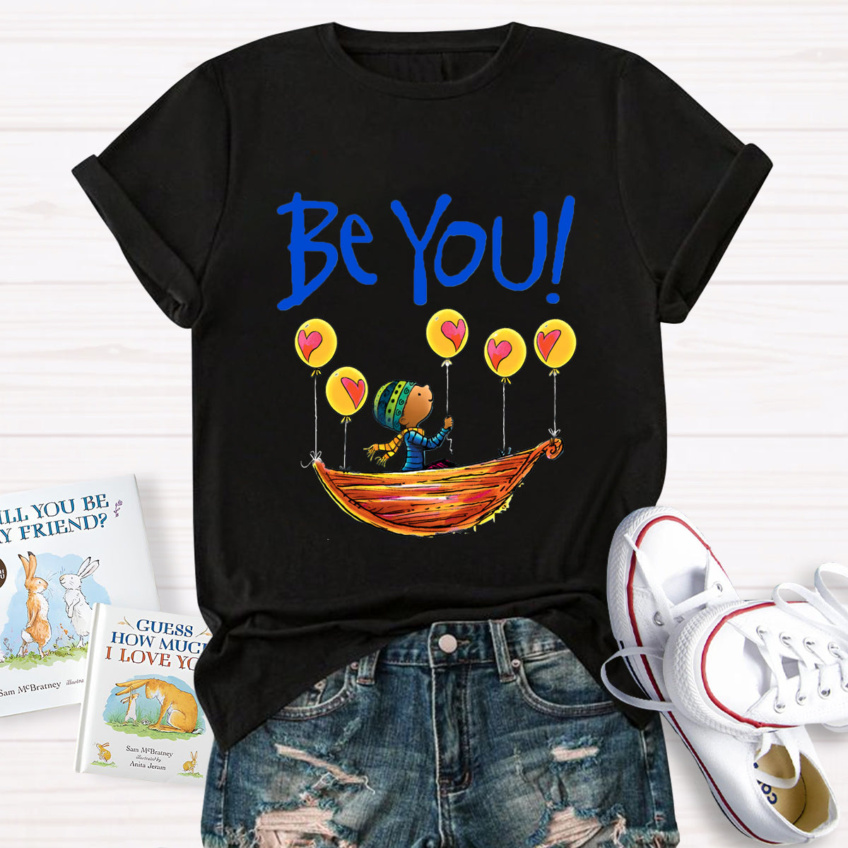 Be You Children's Books Teacher T-Shirt