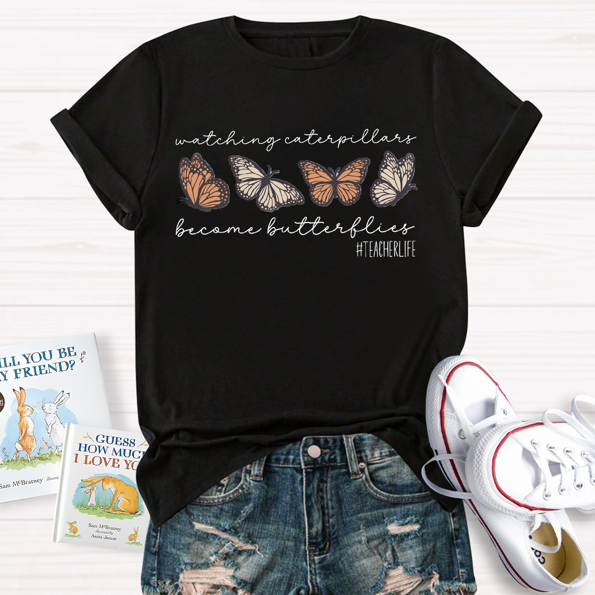 Watching Caterpillars Become Butterflies T-Shirt