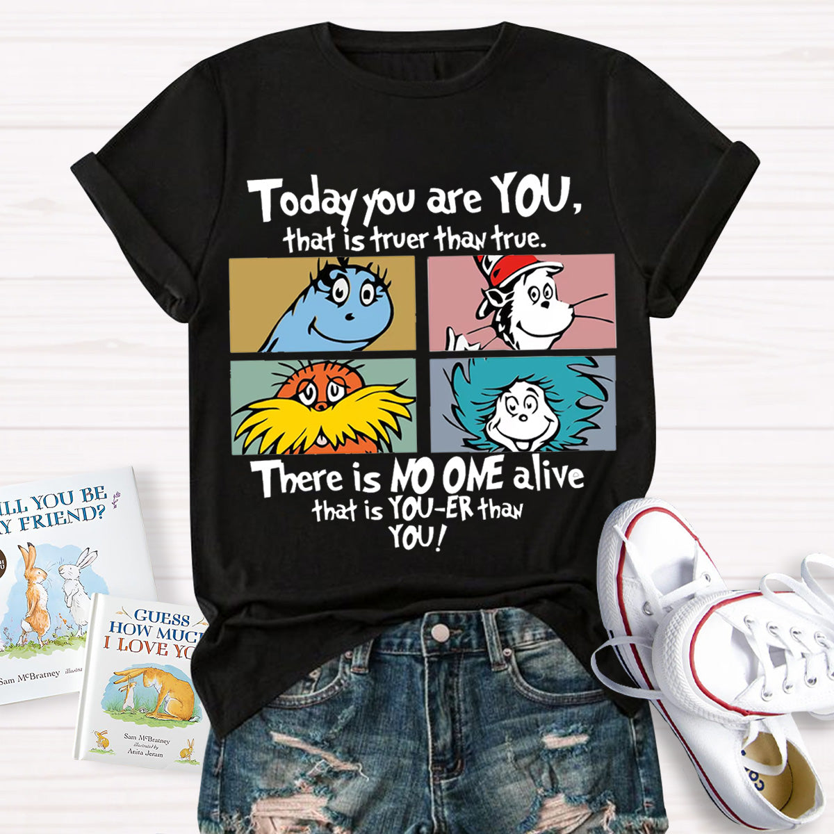 Today You are You That is Truer than True Dr Seus Day Teacher T-Shirt