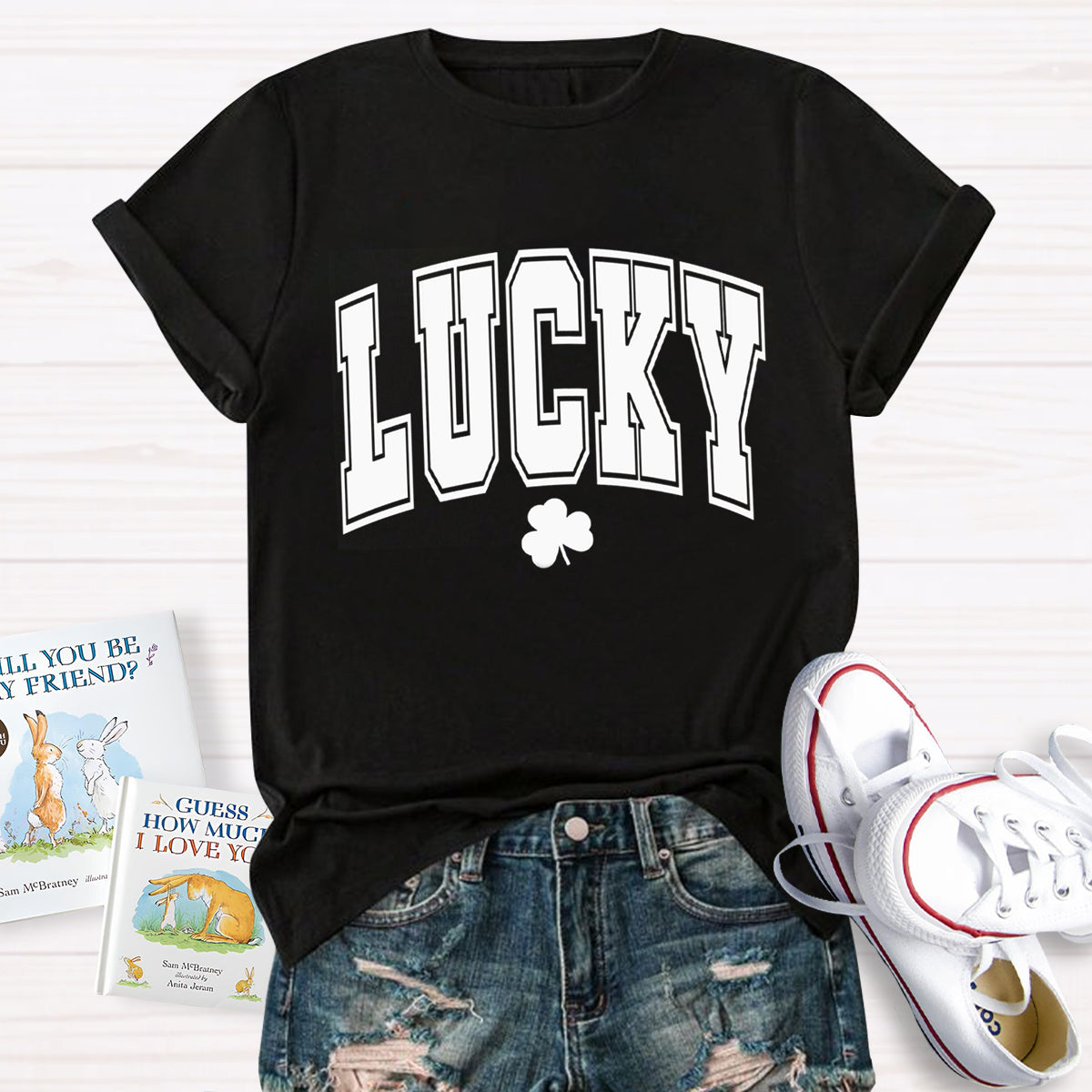 St Patrick's Day Lucky Shamrock T-Shirt