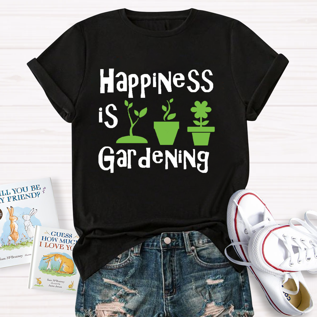 Happiness Is Gardening T-Shirt