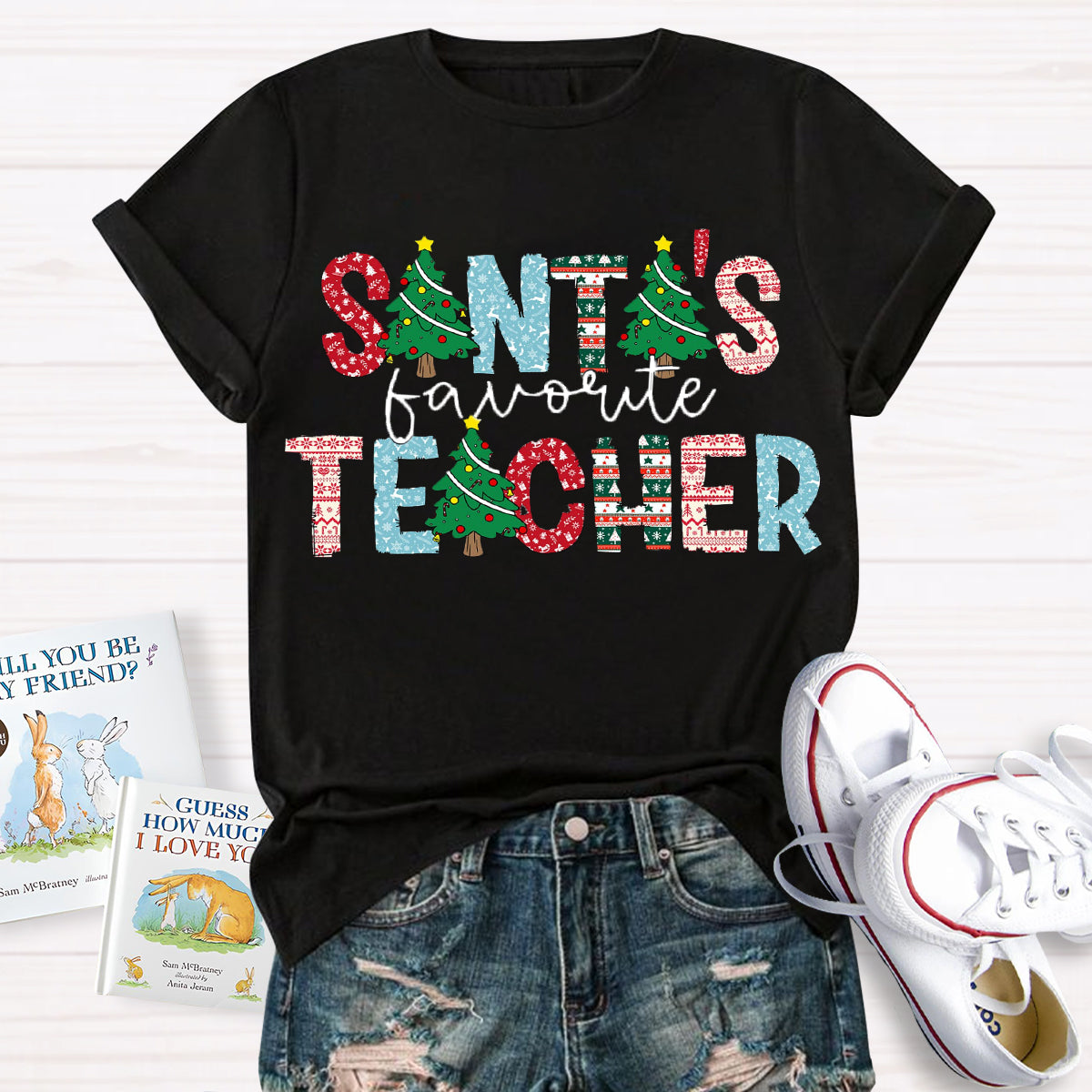 Santa's Favorite Teacher T-Shirt