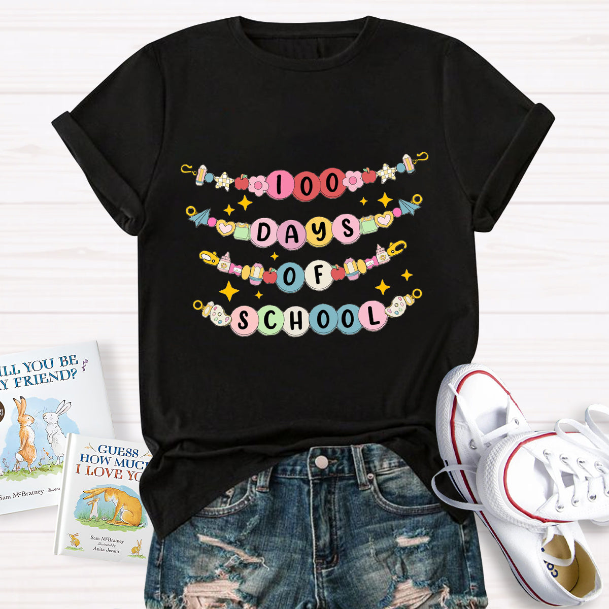 100 Days Of School Teacher T-Shirt