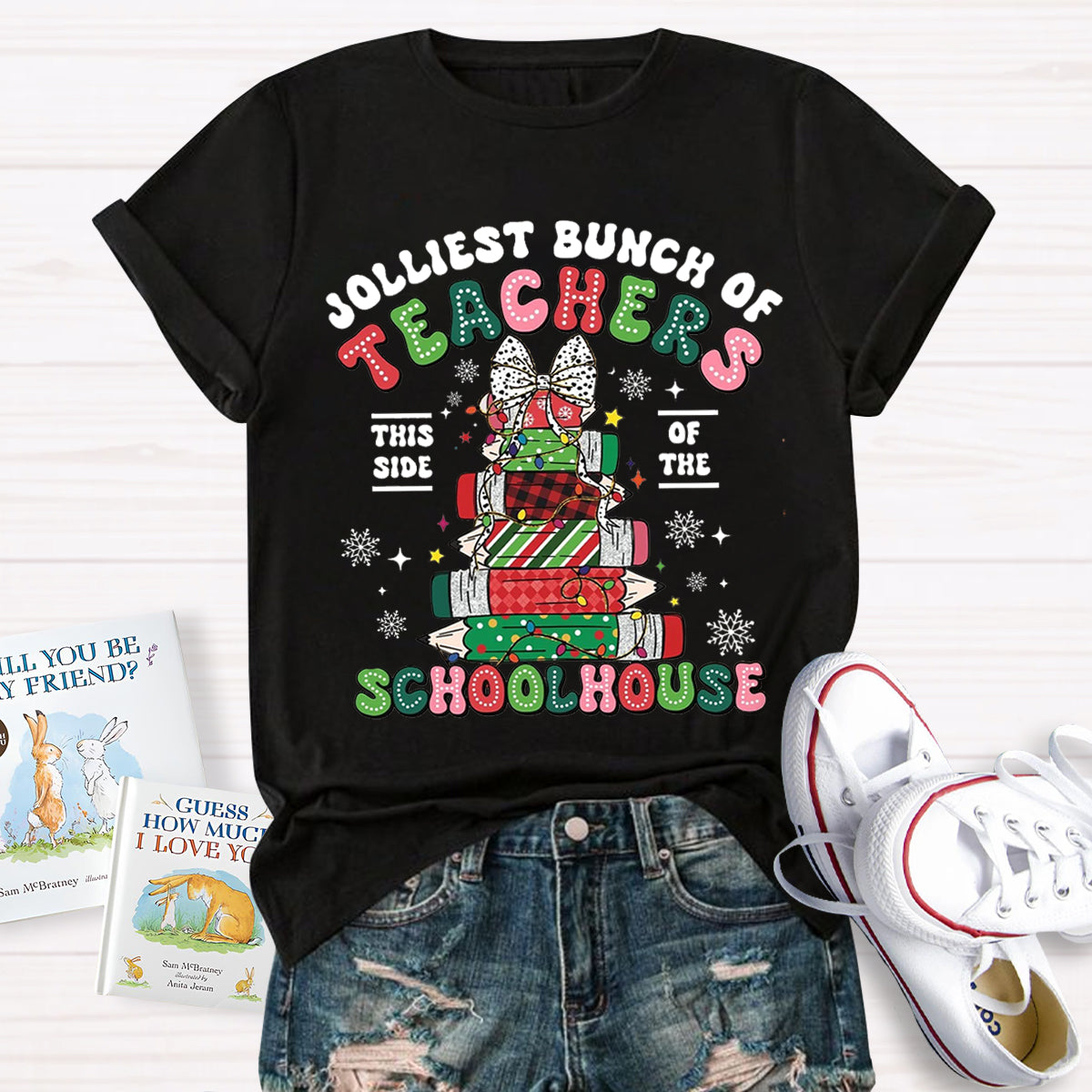 Jolliest Bunch of Teachers Teacher T-Shirt