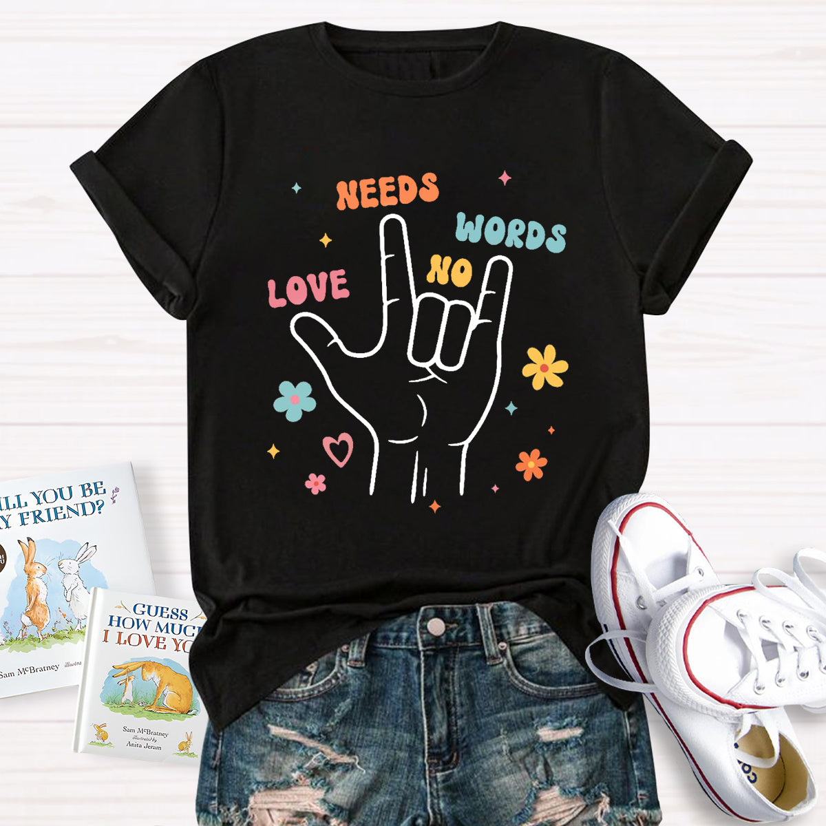 Love Need No Words Sign Language T-Shirt