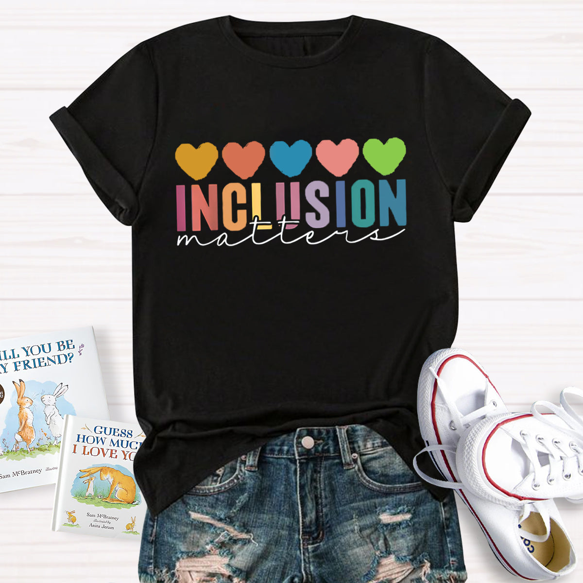 Inclusion Matter Heart T-Shirt