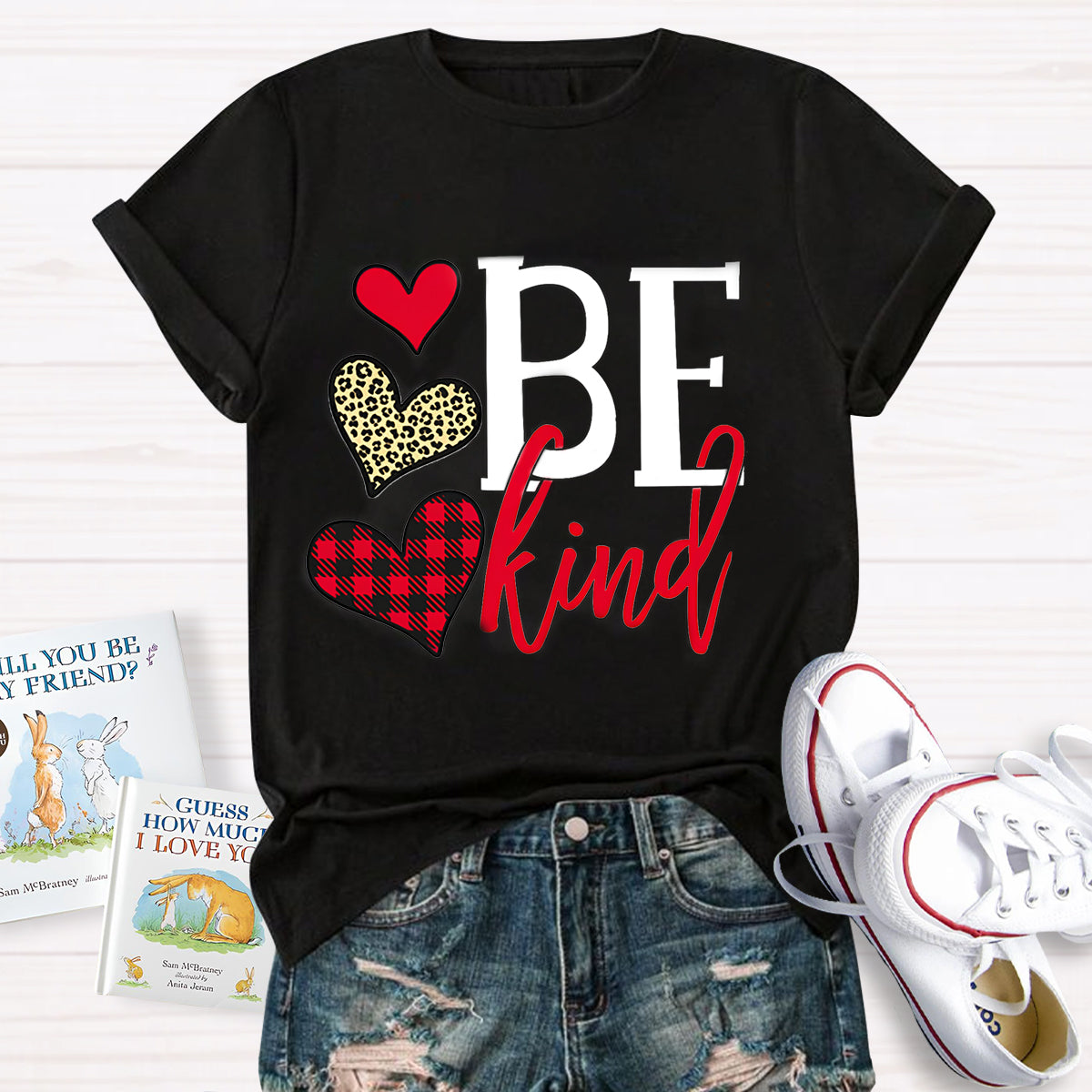 Red Heart Be Kind T-Shirt