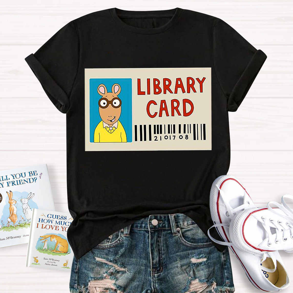 Arthur Library Teacher T-Shirt