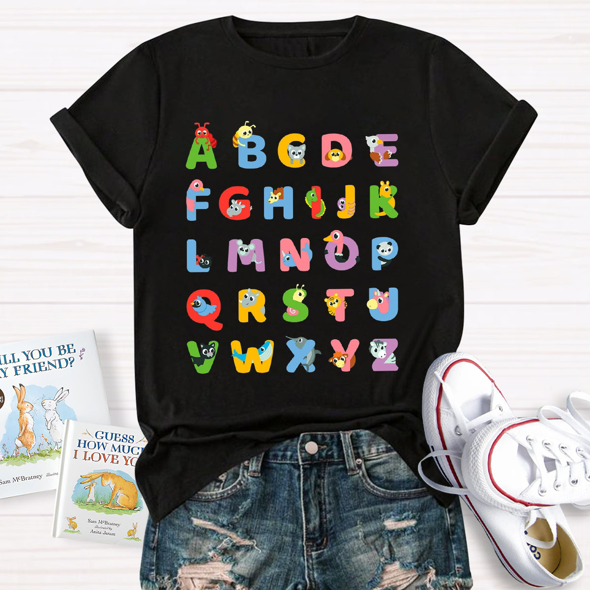 Animal Alphabet Lover Learning T-Shirt