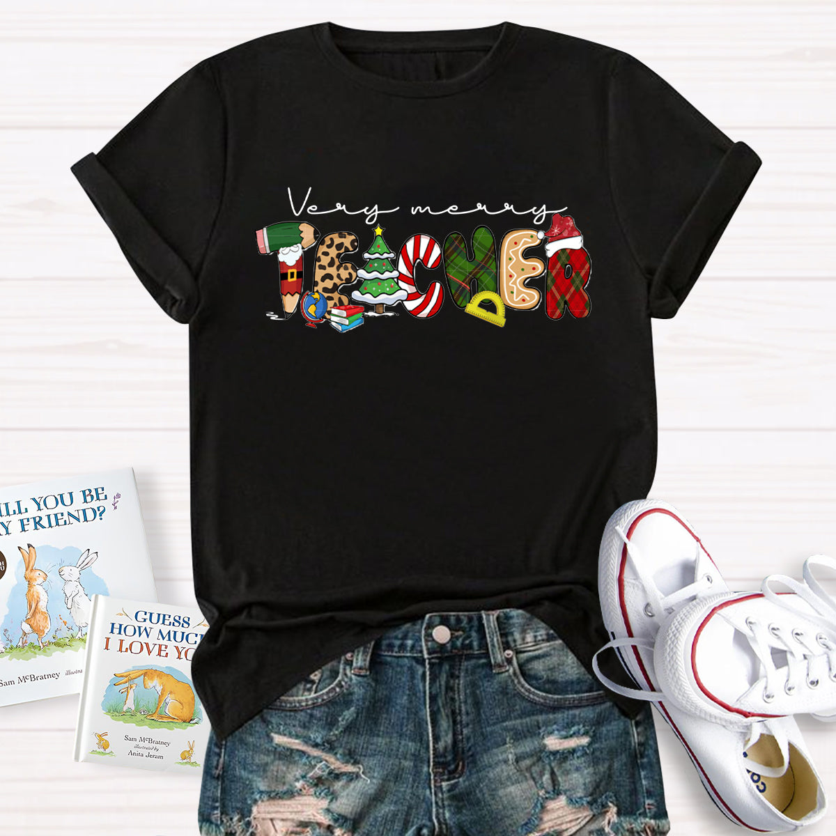 Very Merry Teacher T-Shirt