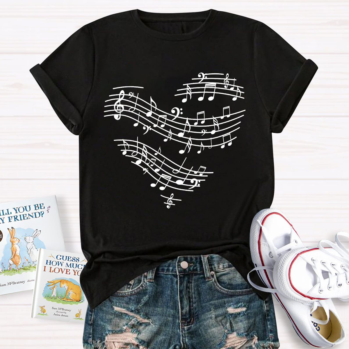 Music Heart Teacher T-Shirt