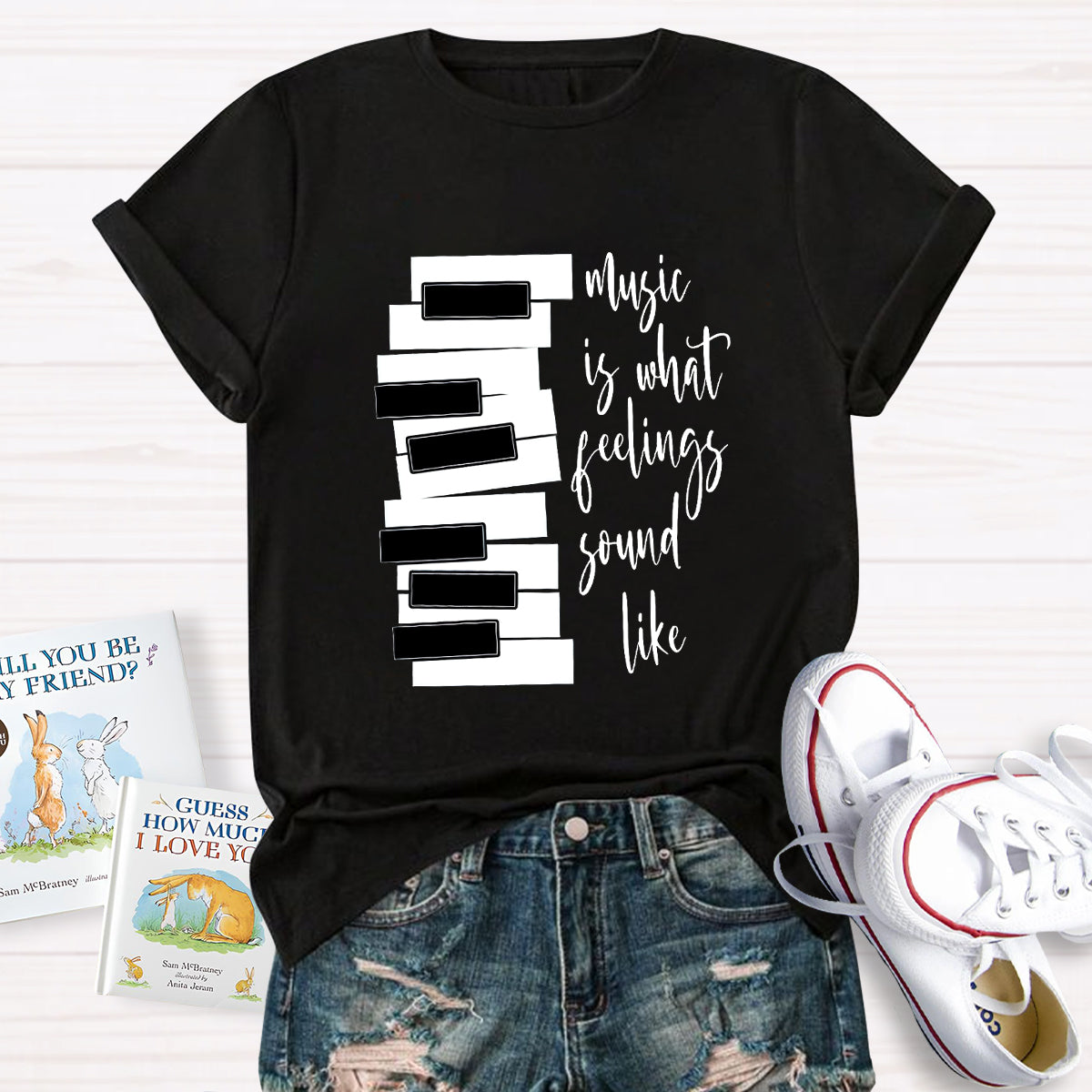 Music Is What Feelings Sound Like T-Shirt