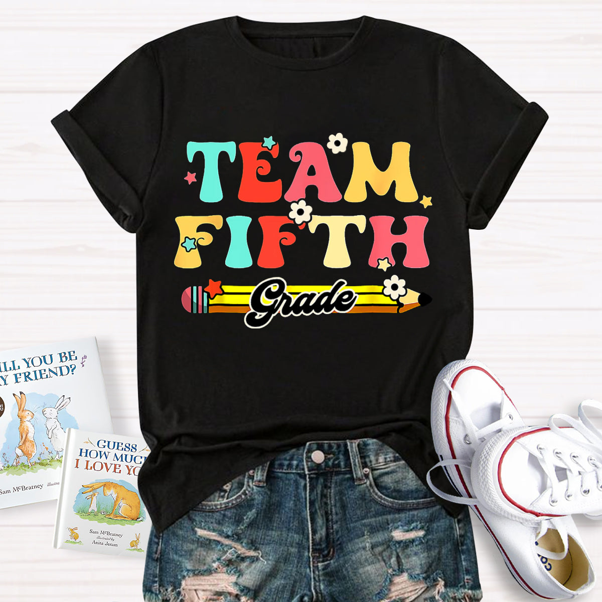 Personalized Grade Teacher Team T-Shirt