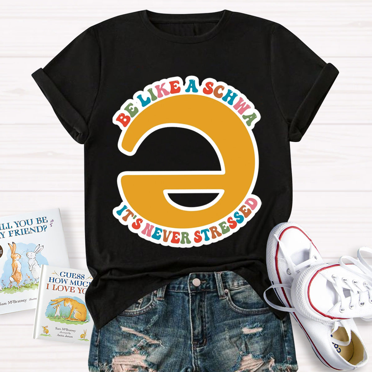 Be Like A Schwa Teacher T-Shirt