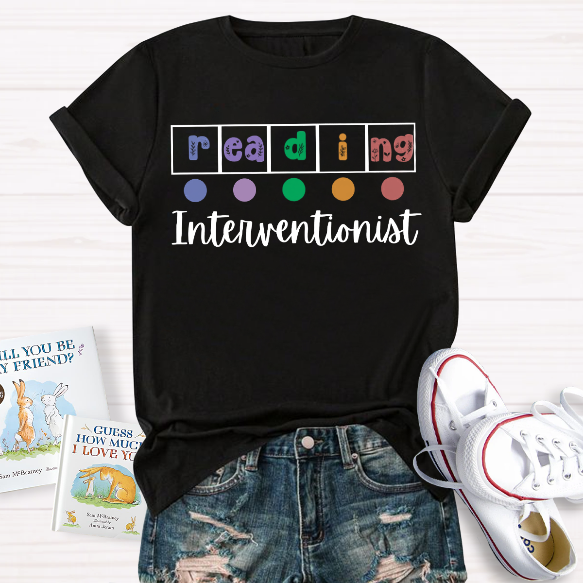 Reading Interventionist Teacher T-Shirt