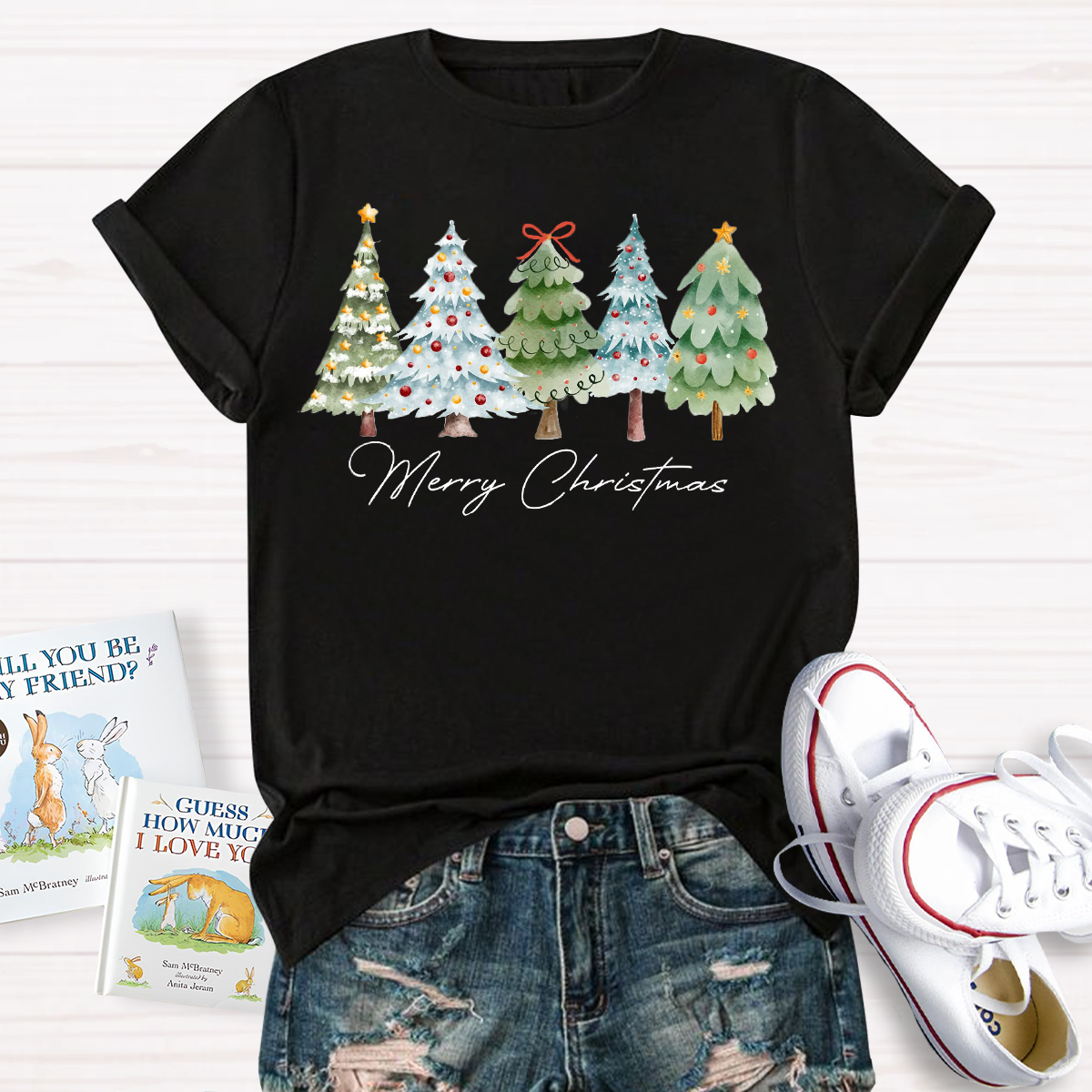 Merry Christmas Tree T-Shirt