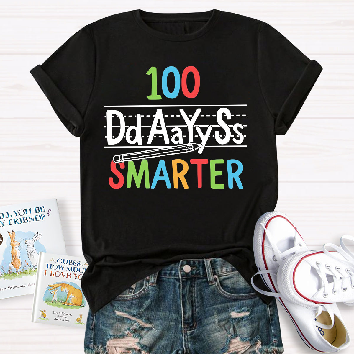 100 Days Smarter Teacher T-Shirt