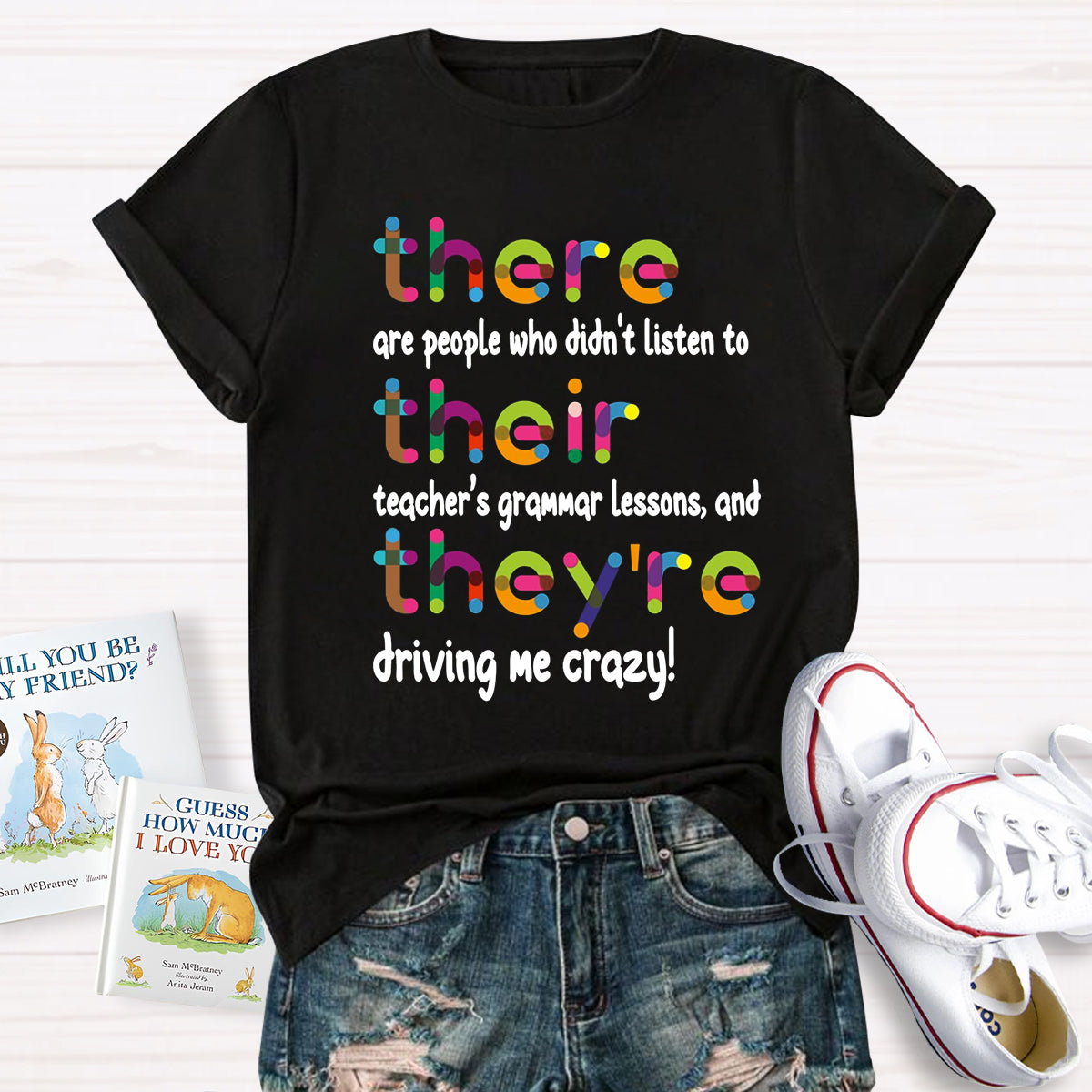 Their There They're Grammar Teacher T-Shirt