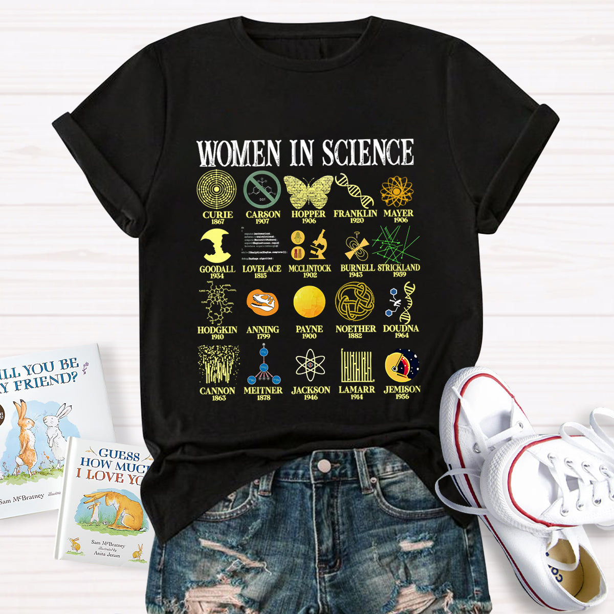 Women In Science Teacher T-Shirt