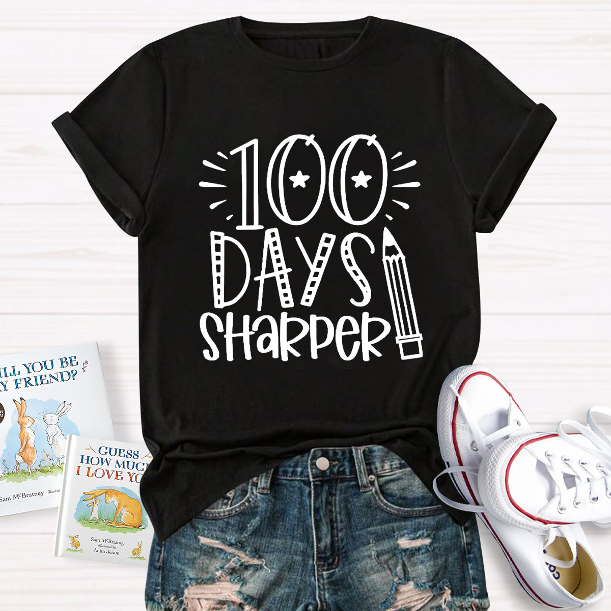 100 Days Sharper Teacher T-Shirt